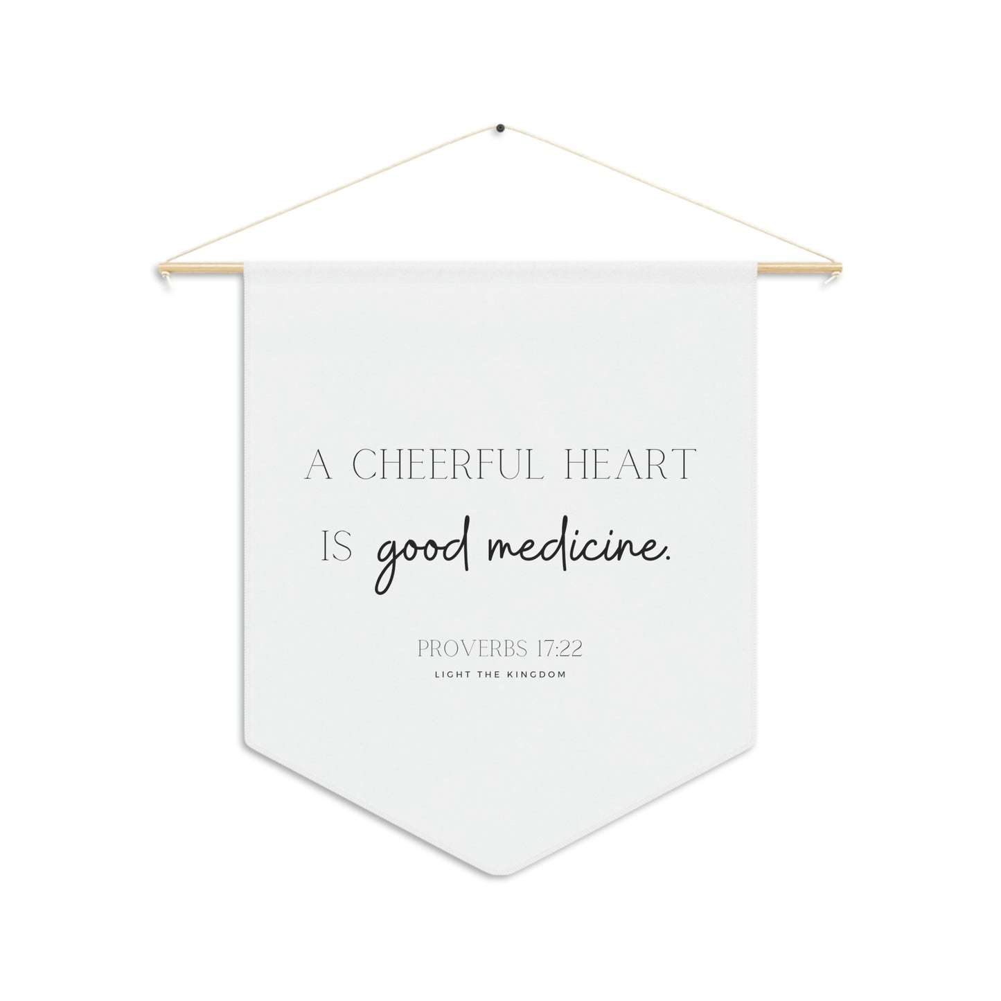 Cheerful Heart Scripture Wall Hanging