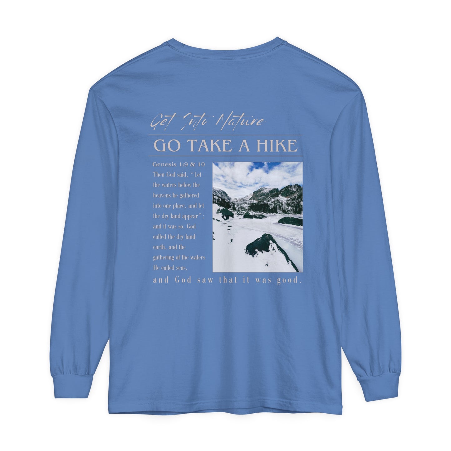 Find Your Peace, Take a Hike Tan Lettered Comfort Tee