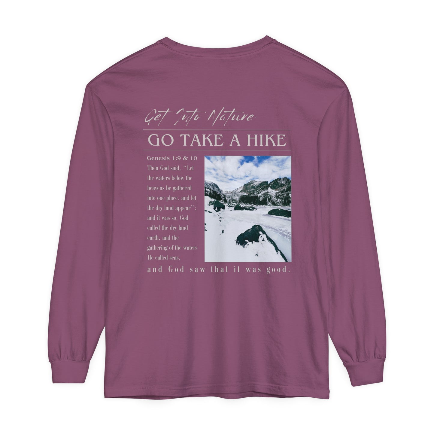 Find Your Peace, Take a Hike Tan Lettered Comfort Tee