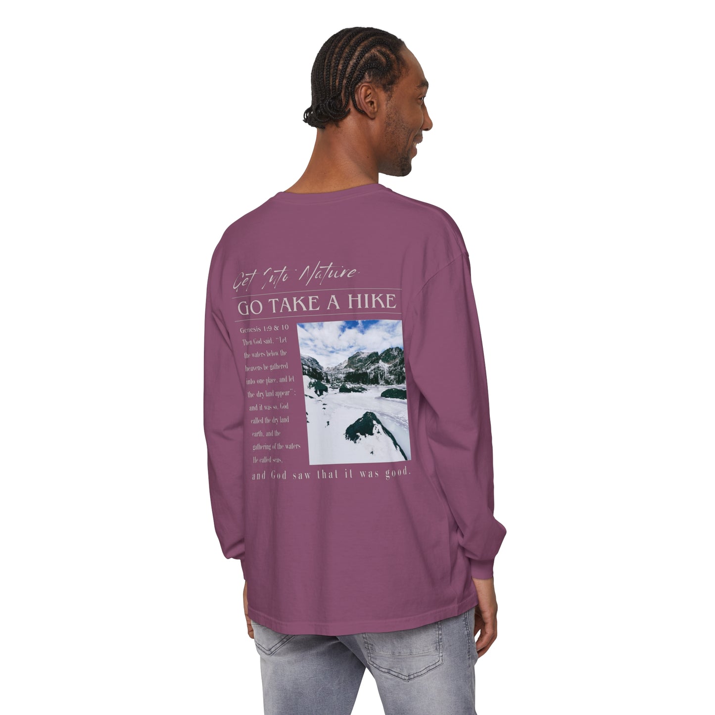 Find Your Peace, Take a Hike Tan Lettered Comfort Tee