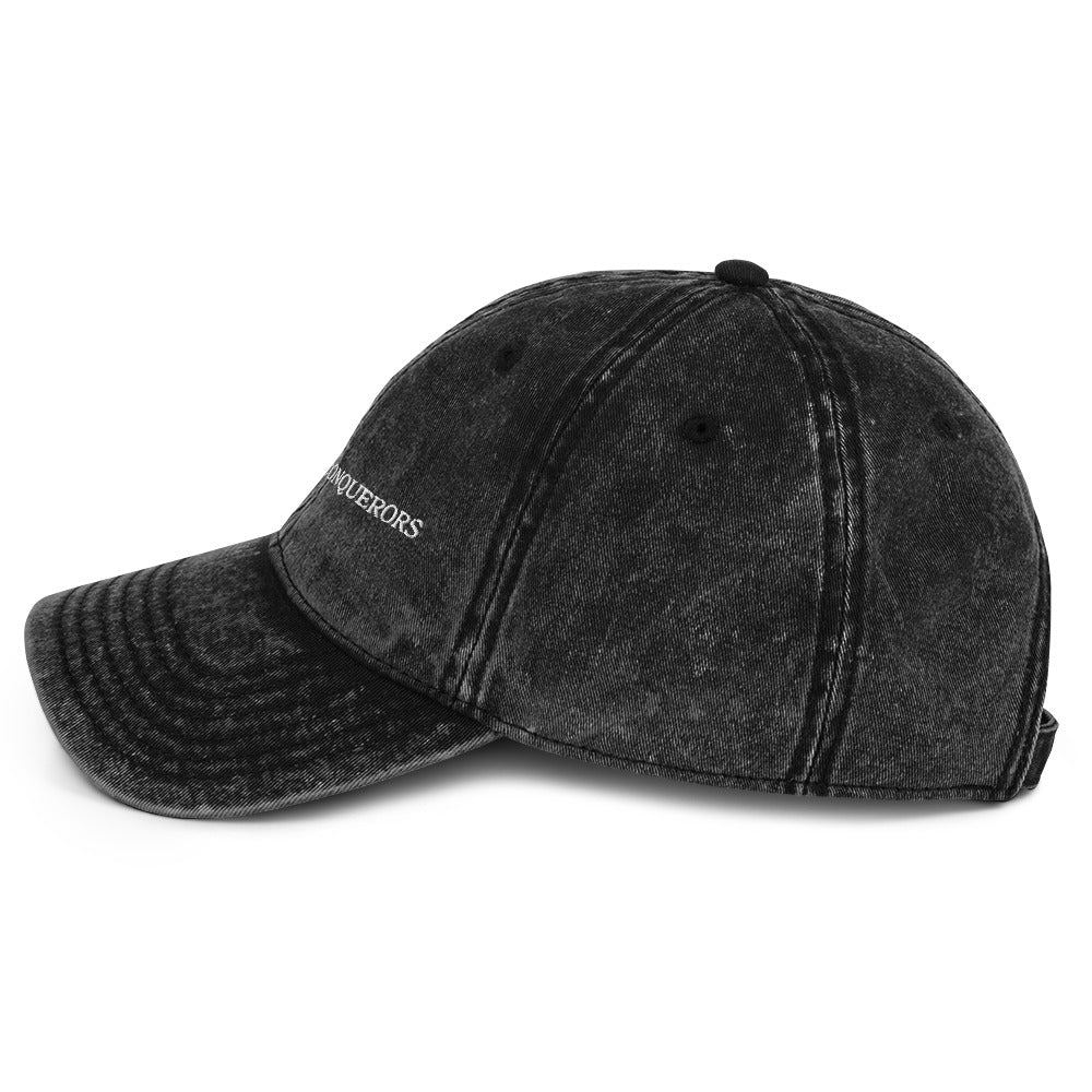 More Than Conquerors Vintage Cap