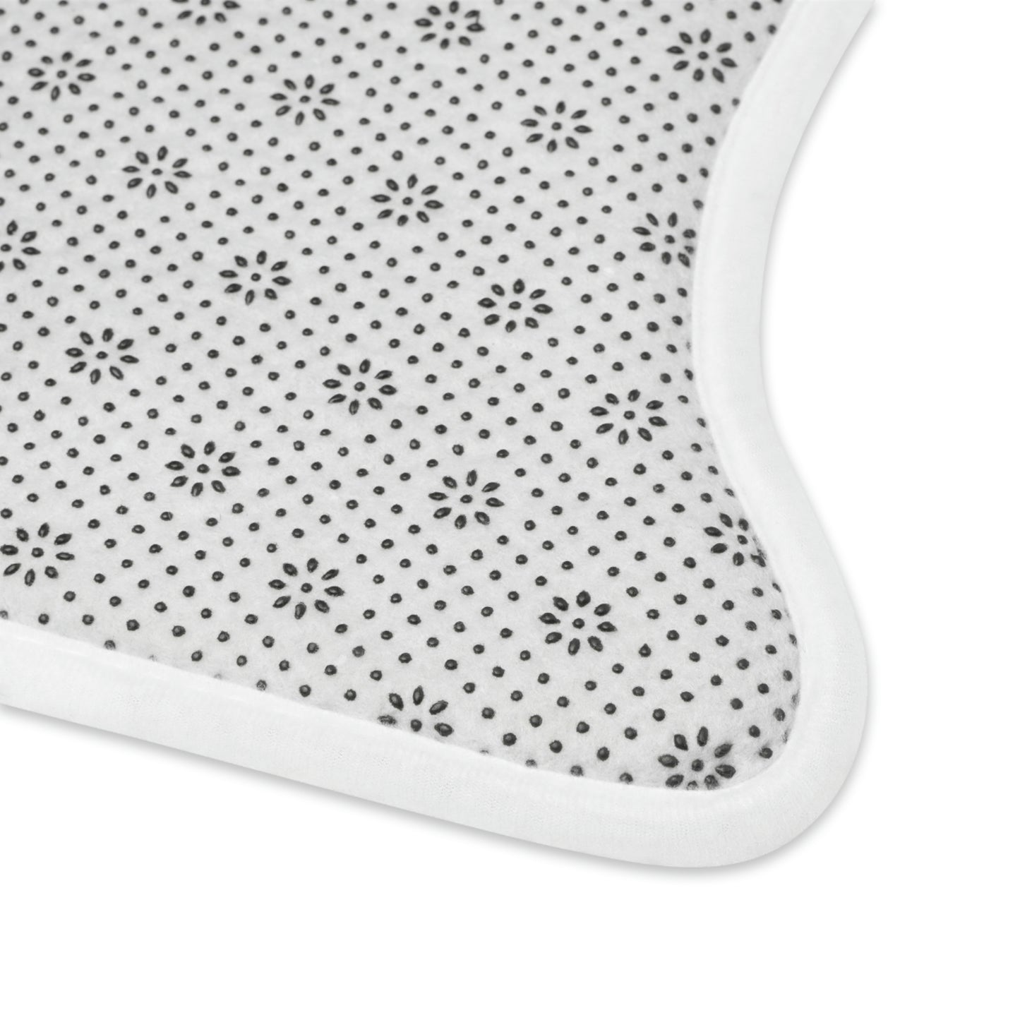 Consider the Wildflowers Gray Pet Feeding Mat