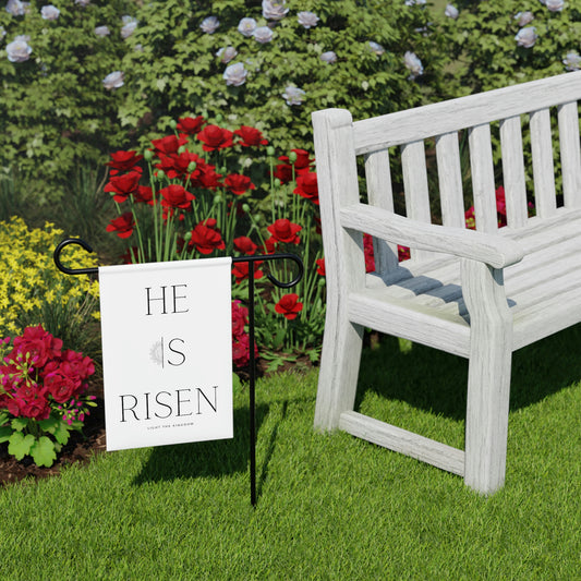 He Is Risen - Easter Garden Flag