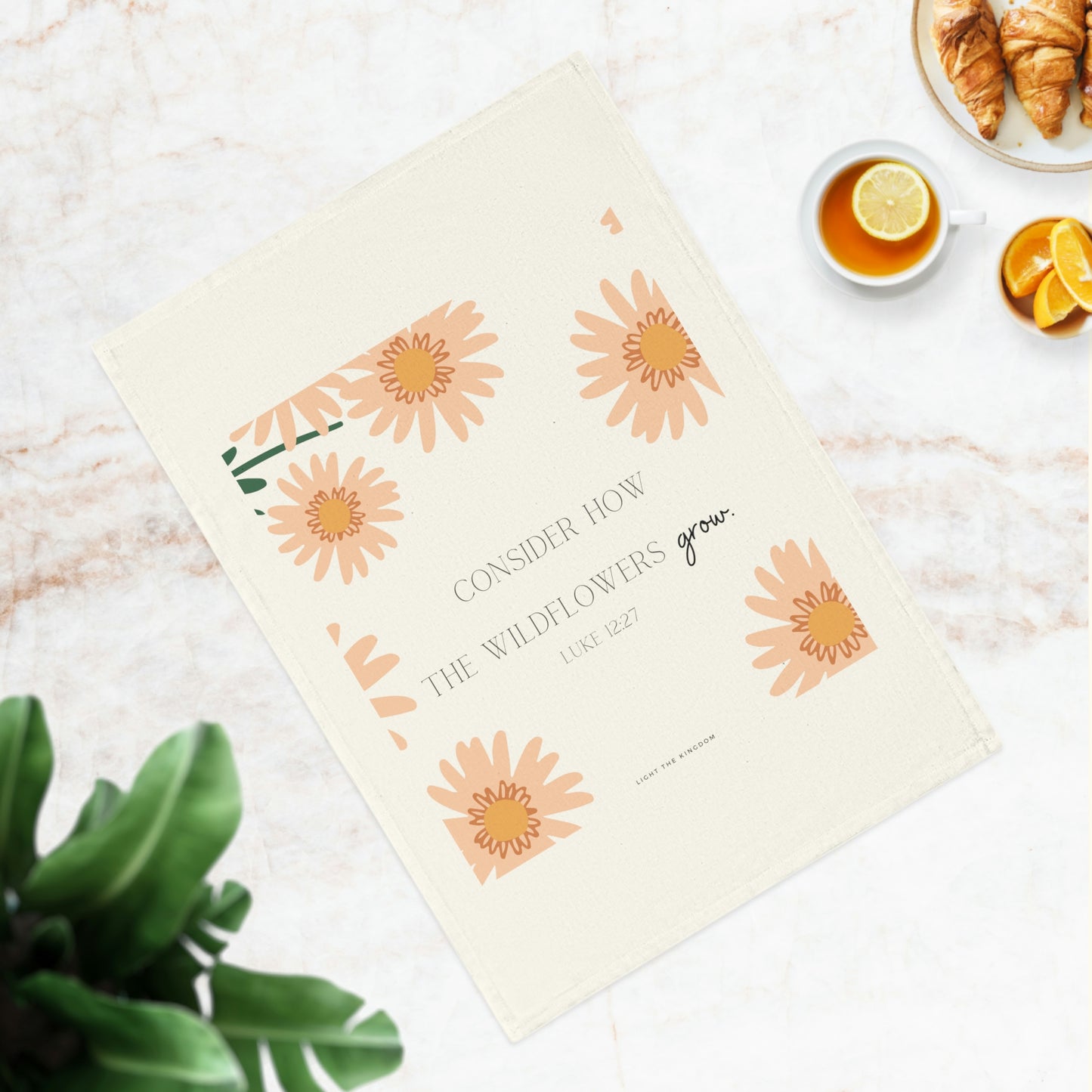 Consider the Wildflowers Tea Towel