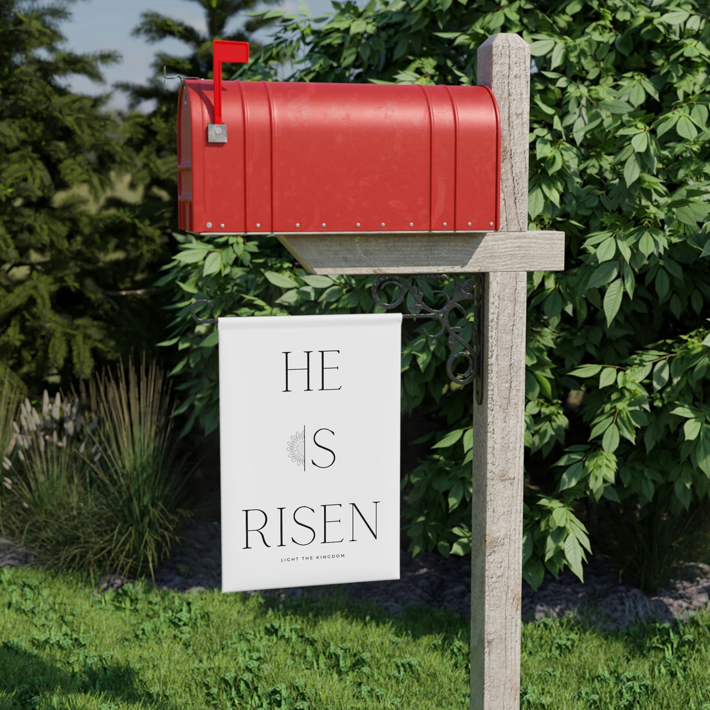 He Is Risen - Easter Garden Flag